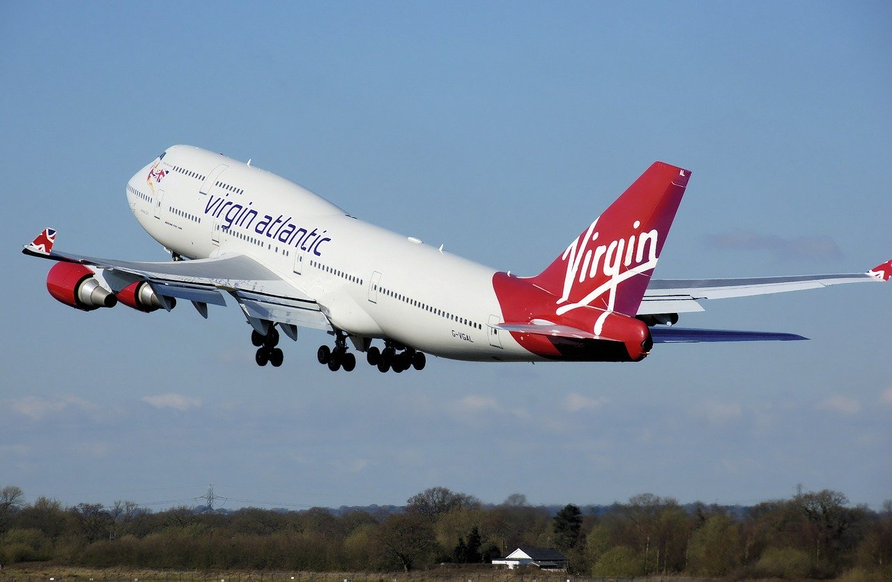 Virgin atlantic plane